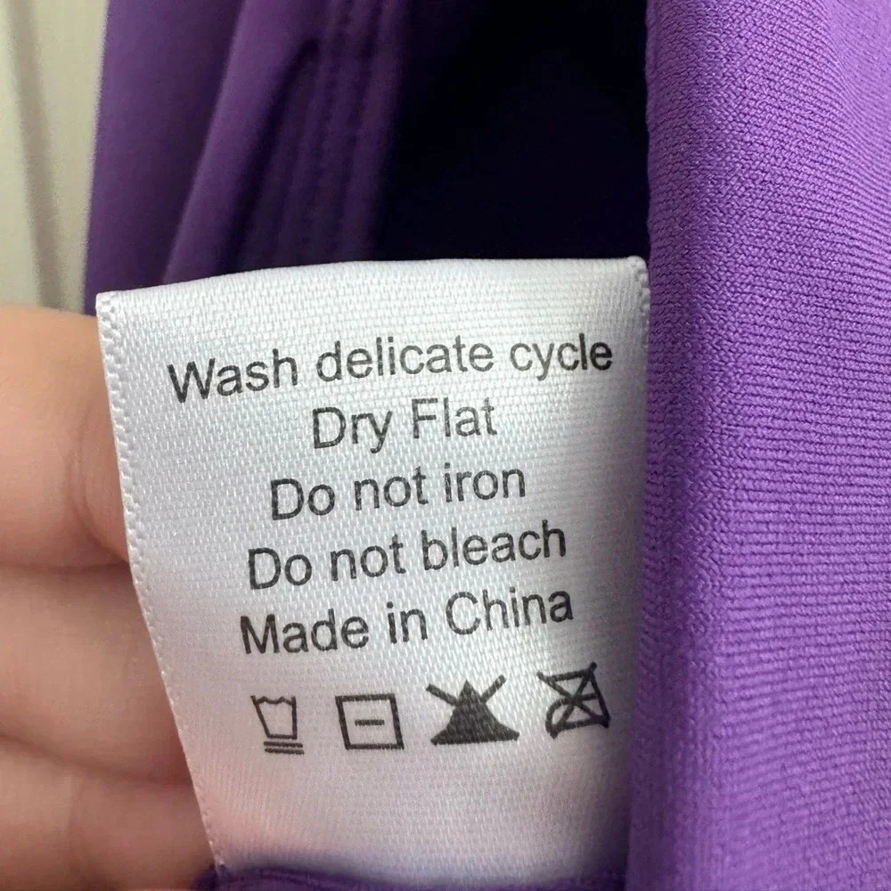 Lovely Fit Yoga Petite Purple Yoga pants - Picture 3 of 6